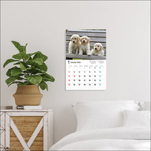 Load image into Gallery viewer, 2026 Calendar Wide Format Golden Retriever