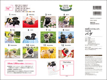 Load image into Gallery viewer, 2026 Calendar Wide Format Pug