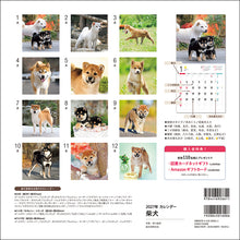 画像をギャラリービューアに読み込む, 2027年カレンダー 柴犬