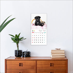 2026 Calendar Pug