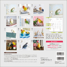 画像をギャラリービューアに読み込む, 2027年カレンダー コザクラインコ
