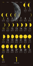 Load image into Gallery viewer, 2027 Calendar Moon Phases

