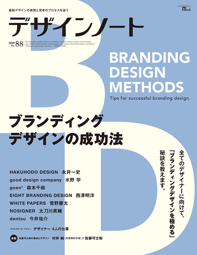 Design Note No.88 How to succeed in branding design